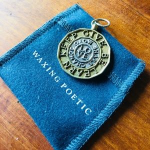 ✨SOLD✨Waxing Poetic Circle of Love Charm Pendant